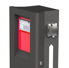 V2C - Pole 2 x 22kW - 4G / Ecran